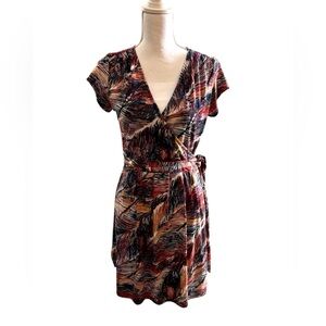 Liz Claiborne Vibrant Patterned Dress PM